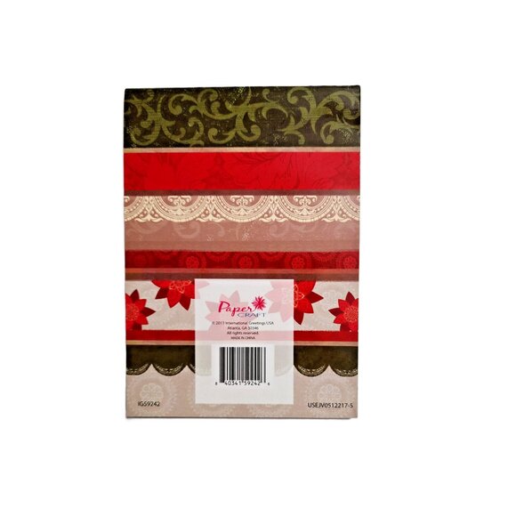 Holiday Paper Craft Notes Notepad  7" x 5" x .25" - Picture 3 of 3